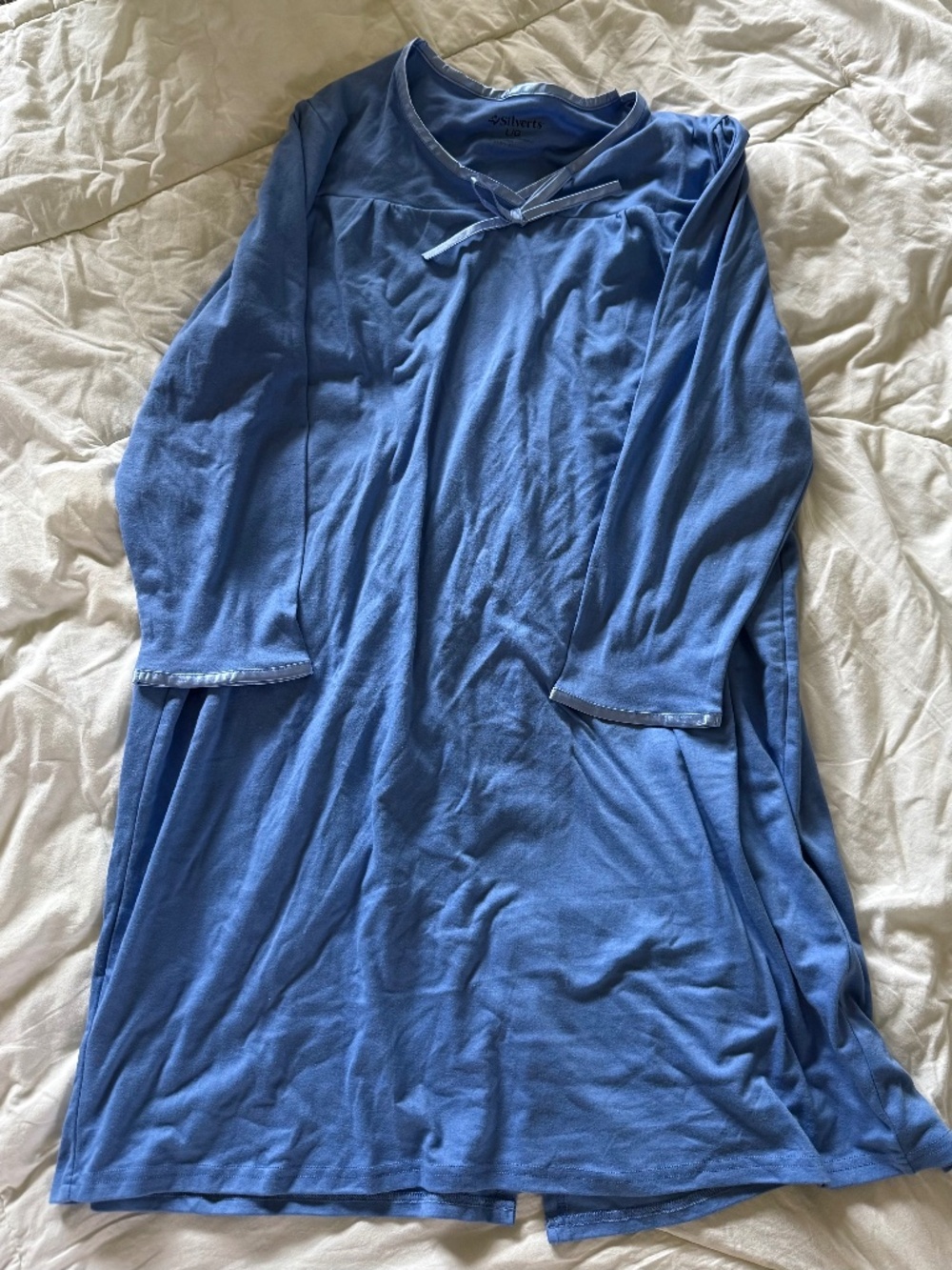 Silverts Blue Nightgown Large